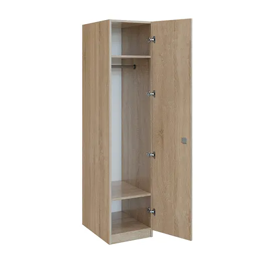 Q 11-40 skříň šatní, 1-dvéřová, 400x600x1800mm, dub bardolino